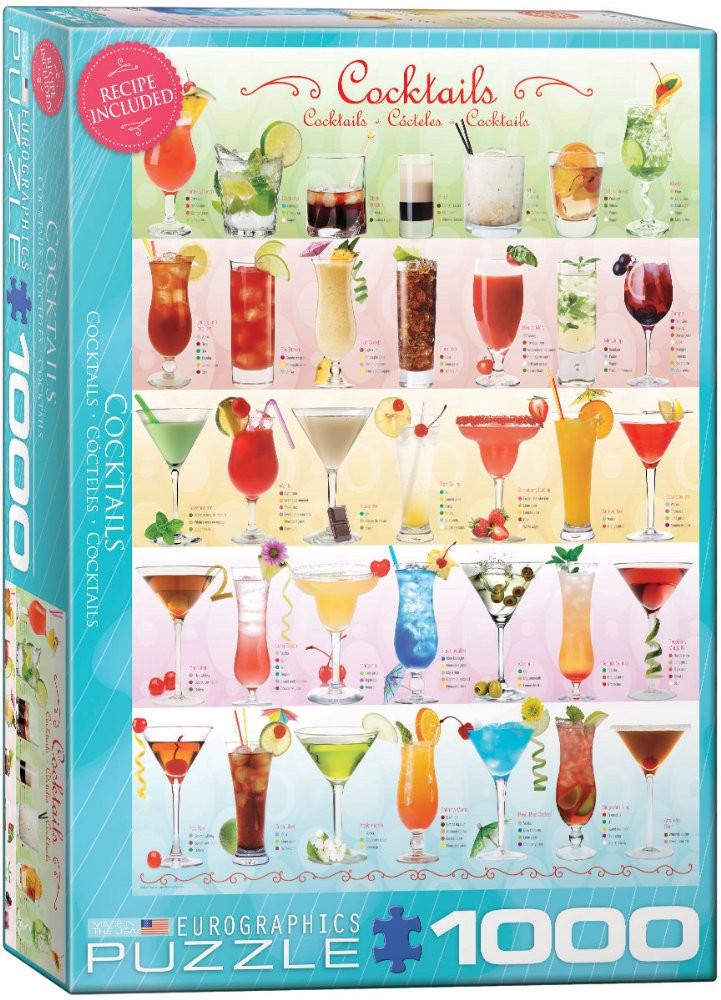 Puzzle 1000 piese Cocktails - Nitzi.ro