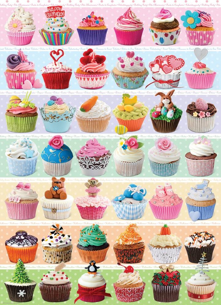 Puzzle 1000 piese Cupcake Celebration - Nitzi.ro