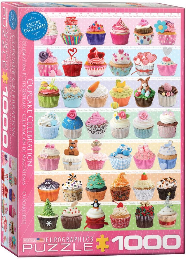 Puzzle 1000 piese Cupcake Celebration - Nitzi.ro