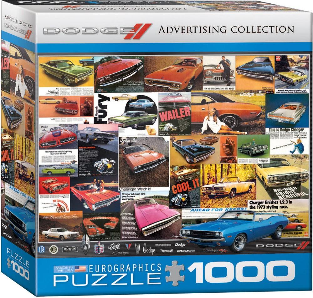 Puzzle 1000 piese Dodge Advertising Collection - Nitzi.ro