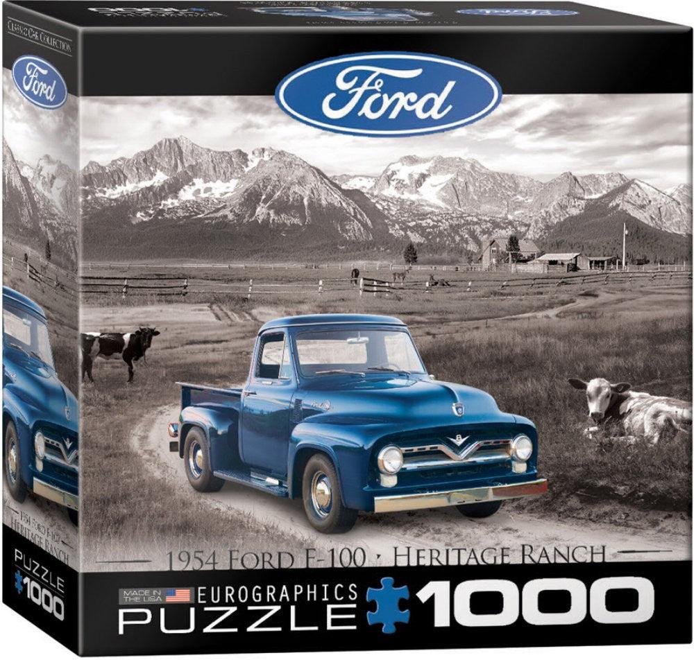 Puzzle 1000 piese 1954 Ford F-100 Heritage Ranch - Nitzi.ro