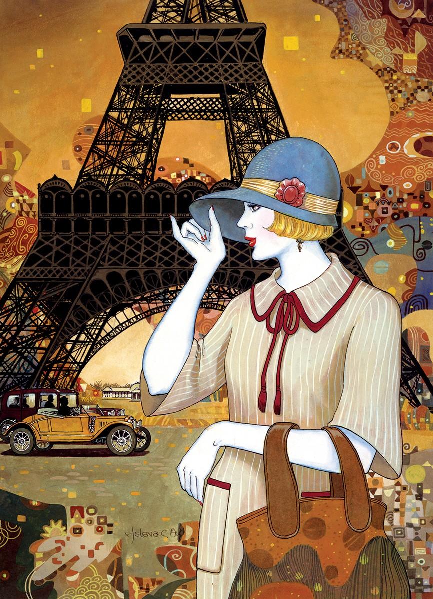 Puzzle 1000 piese Paris Adventure Helena Lam (mic) - Nitzi.ro