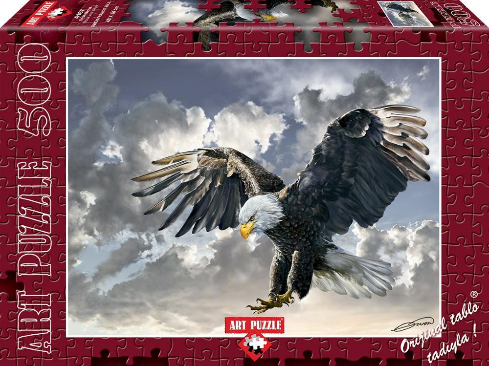 Puzzle 500 piese - Vultur - OWEN FRANCIS BELL