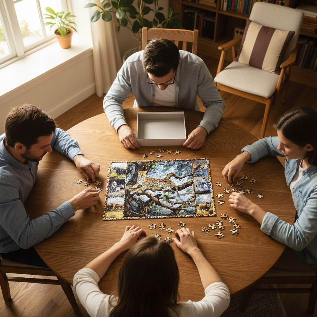 Puzzle Wildlife Leopard 1000 piese