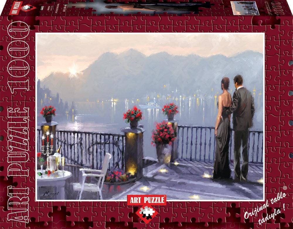 Puzzle 1000 piese - Lake Cafe - RICHARD MACNEIL - Nitzi.ro