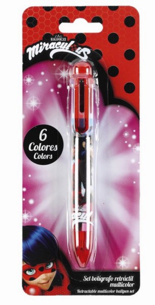 Pix retractabil multicolor LADYBUG MARINETTE