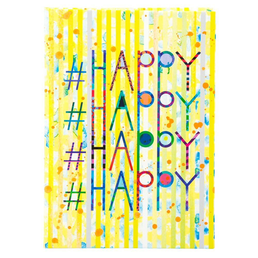 Agenda A5 embosata Happy - Nitzi.ro