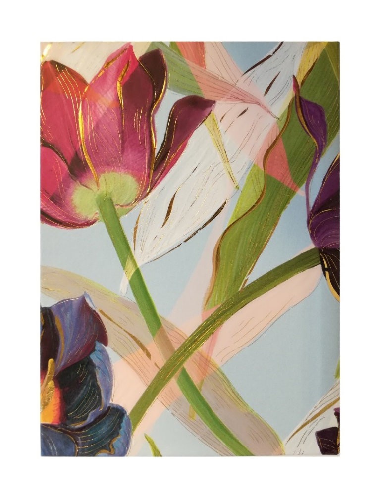 Agenda A6 embosata Tulips