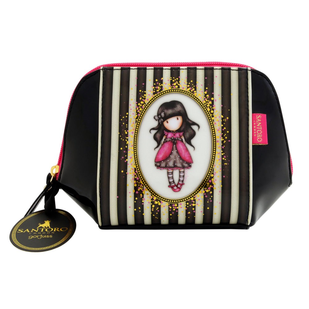 Portfard Gorjuss Stripes - Ladybird
