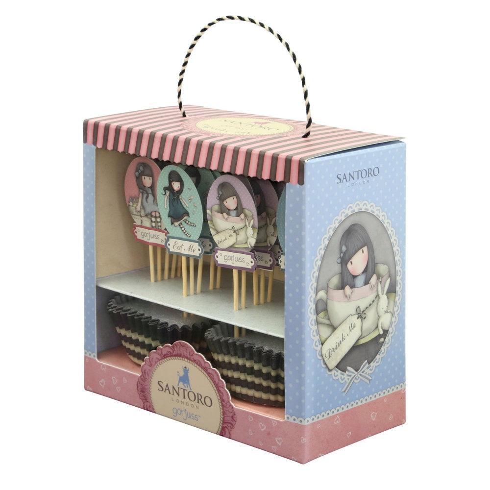 Set forme hartie cupcake Gorjuss Sweet Tea - Nitzi.ro