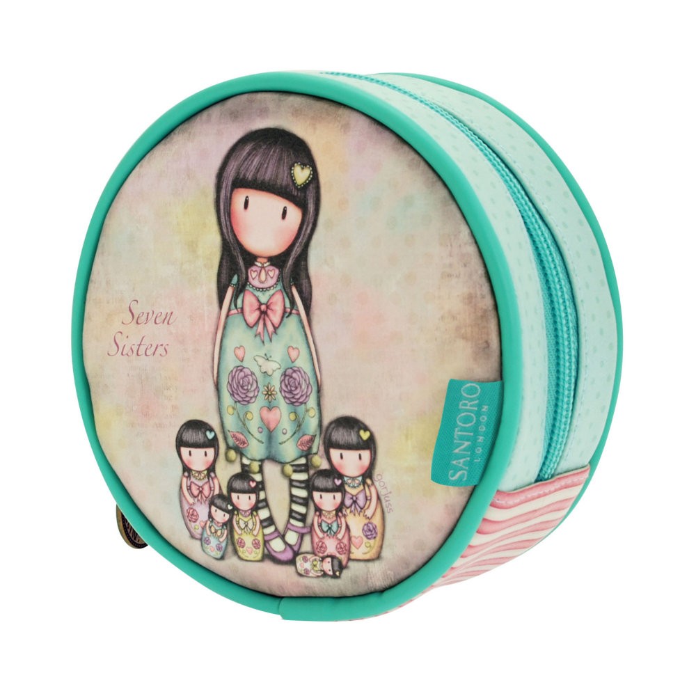 Portfard rotund Gorjuss - Seven Sisters