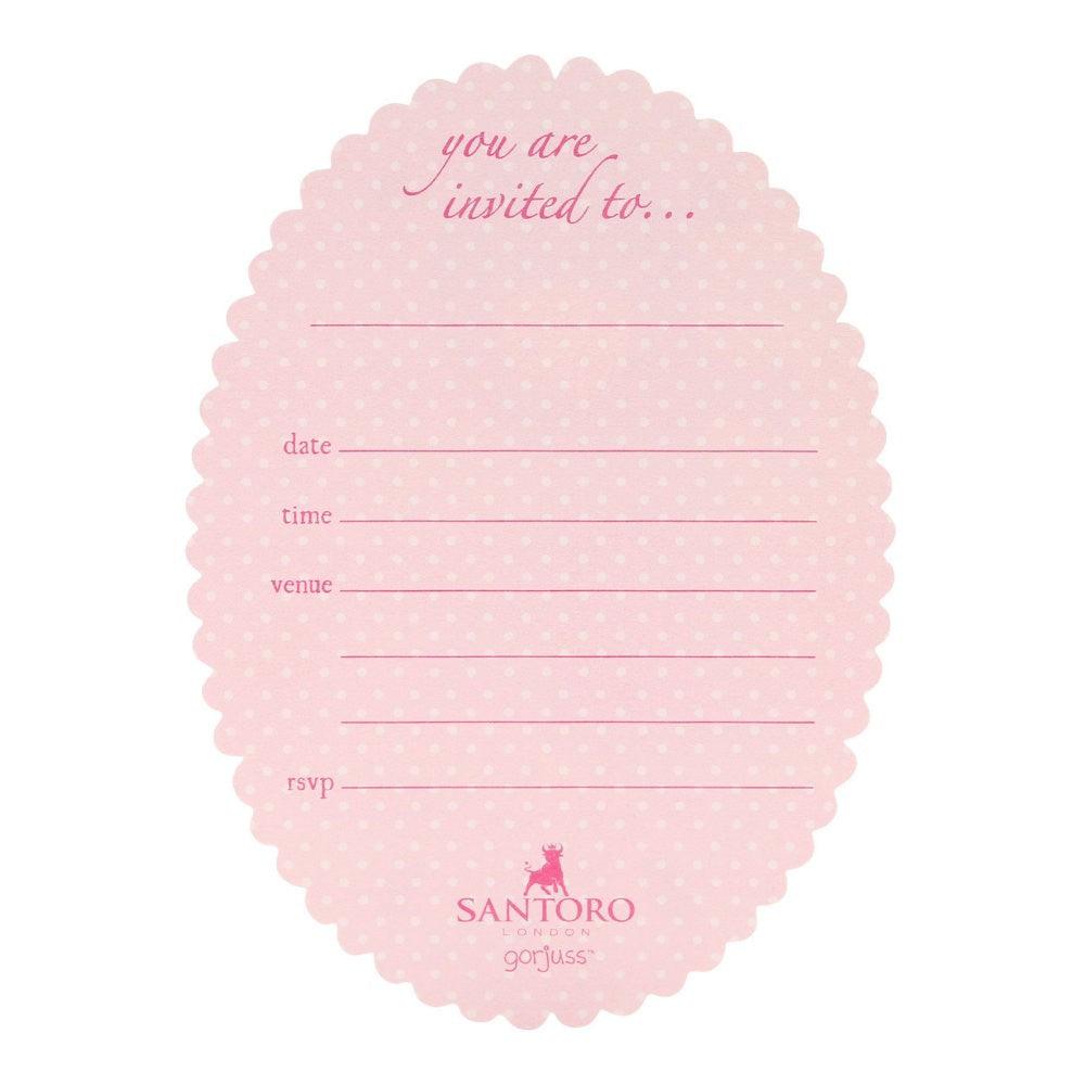 Gorjuss Set invitatii petrecere copii - Sweet Cake The Hatter Sweet Tea Alice