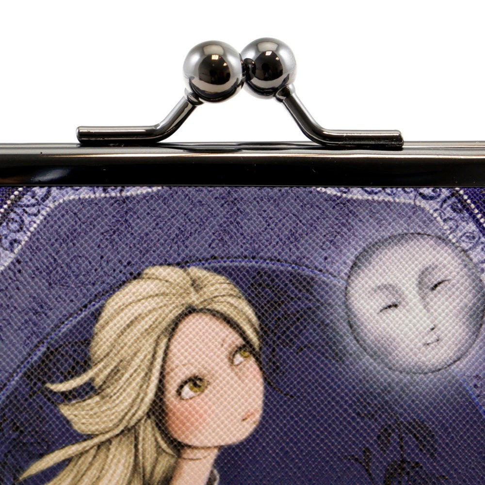Portofel cu clips Mirabelle Midnight Garden