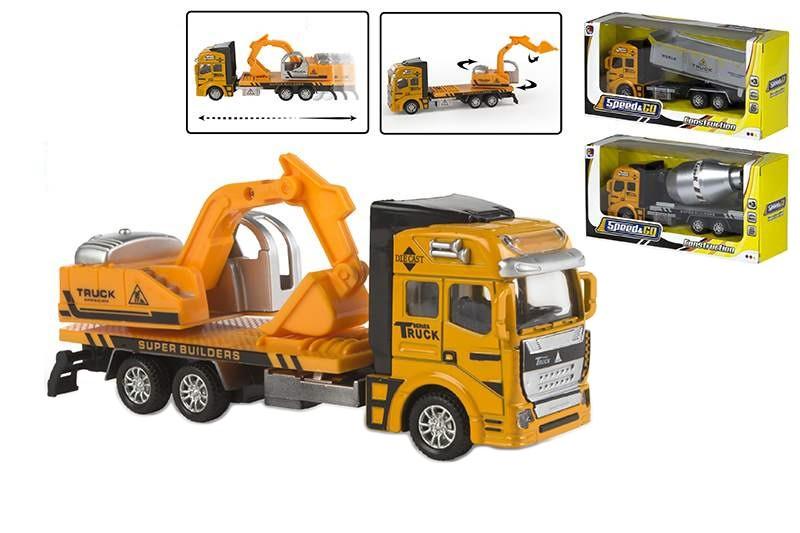Camion de constructii diecast pull back - Nitzi.ro