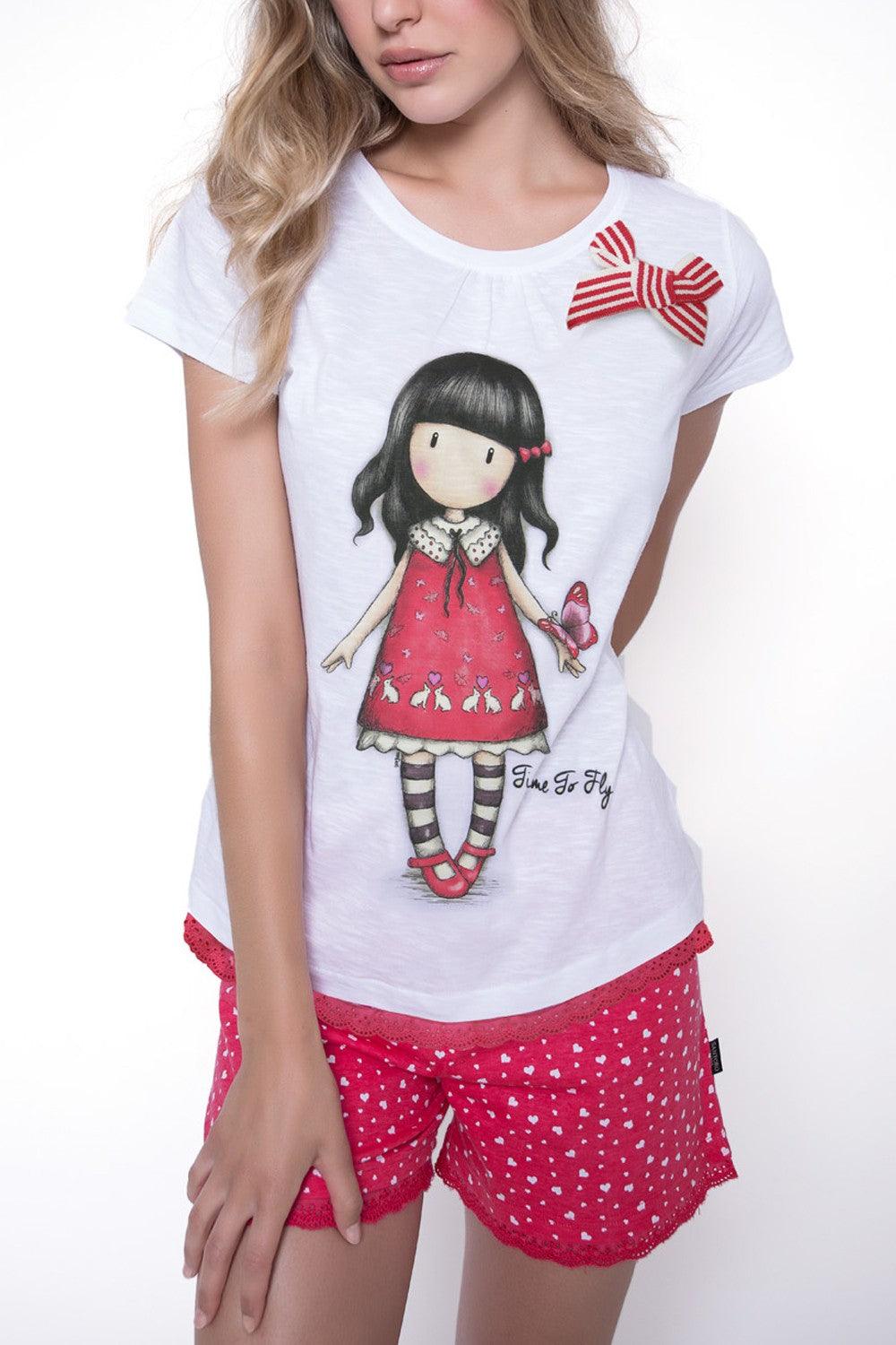 Pijama dama Santoro Gorjuss Time to Fly - Nitzi.ro