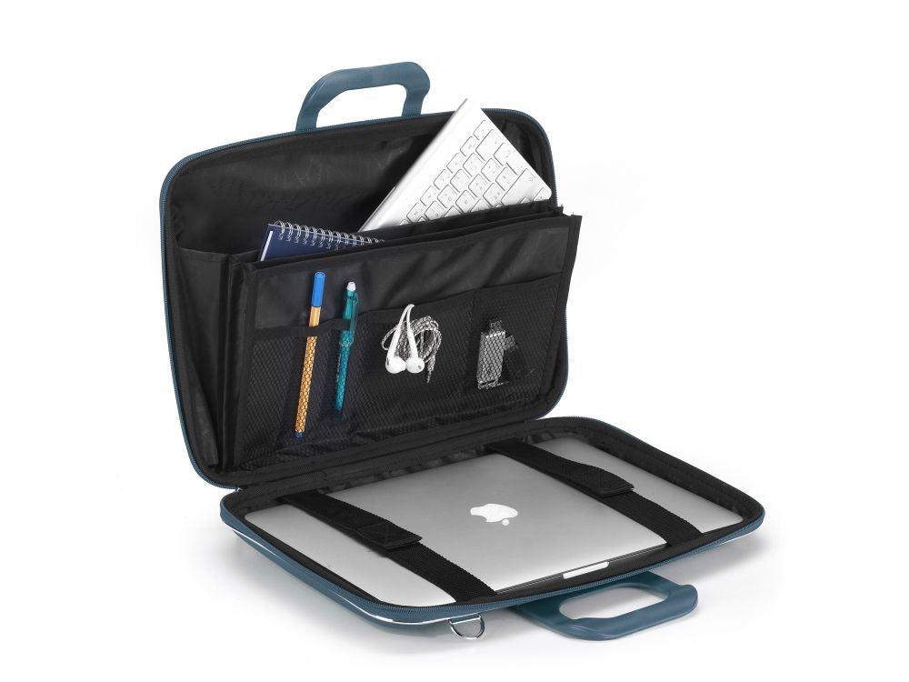 Geanta laptop 13 in business lux Medio Bombata-Rosu - Nitzi.ro