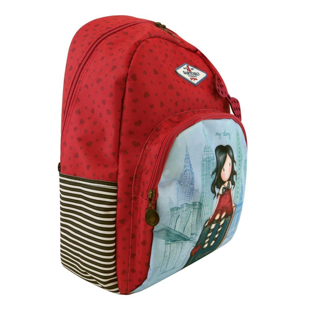 Gorjuss Cityscape rucsac fermoar dublu - My Story - Nitzi.ro