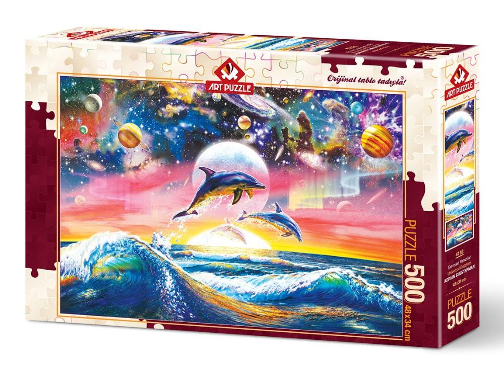 Puzzle 500 piese - UNIVERSAL DOLPHINS
