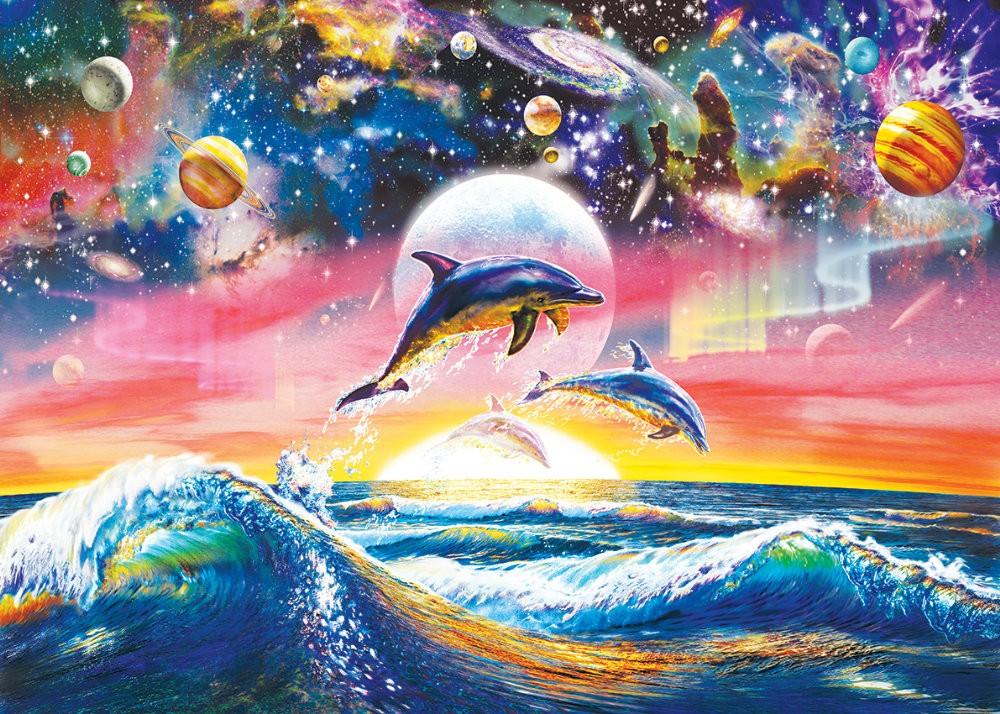 Puzzle 500 piese - UNIVERSAL DOLPHINS