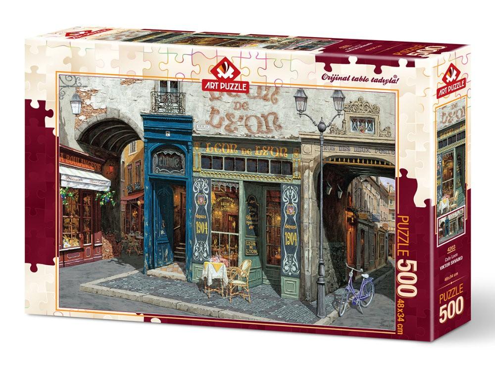 Puzzle 500 piese - CAFE LEON