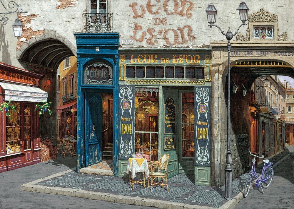 Puzzle 500 piese - CAFE LEON