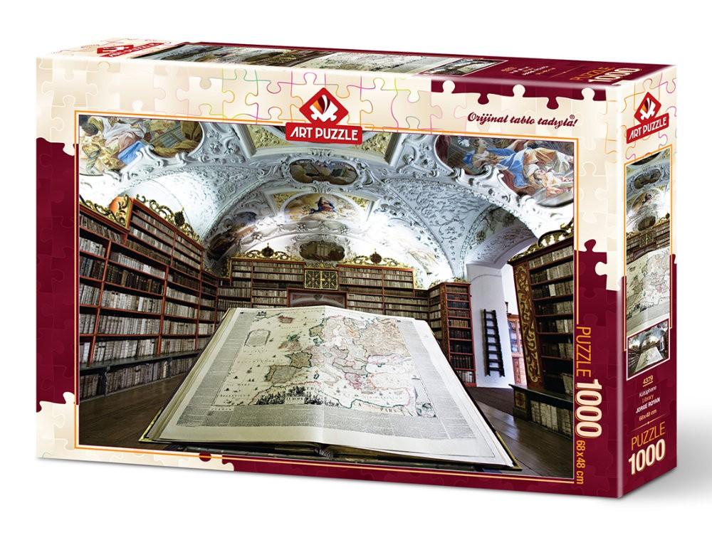 Puzzle 1000 piese - LIBRARY - Nitzi.ro