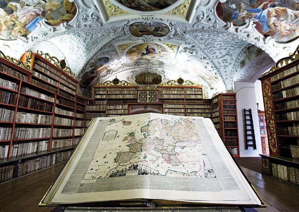 Puzzle 1000 piese - LIBRARY - Nitzi.ro