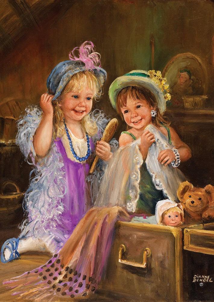 Puzzle 1000 piese - BEAUTIES IN ATTIC - Nitzi.ro