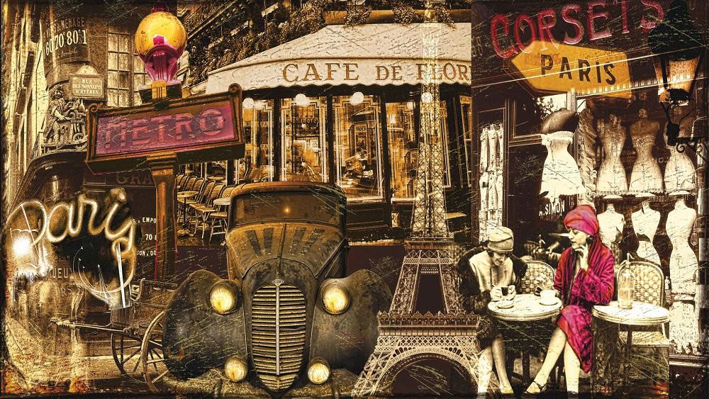 Puzzle 1000 piese - STREETS OF PARIS - Nitzi.ro