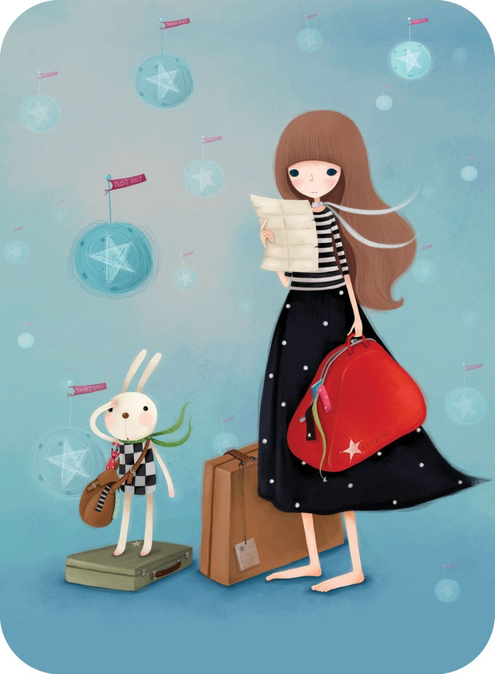 Felicitare Kori Kumi - The Map