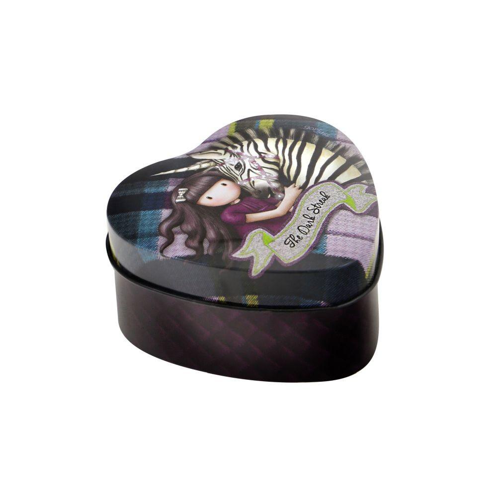 Gorjuss Tartan - Cutie forma inima - The Dark Streak