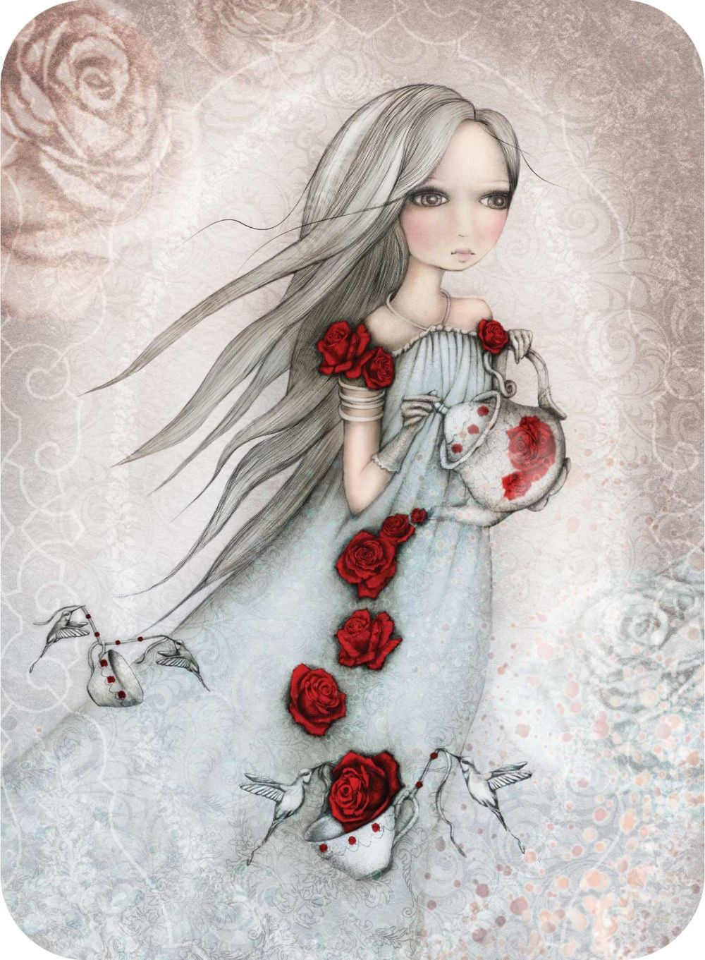 Felicitare Eclectic - Rose Tea
