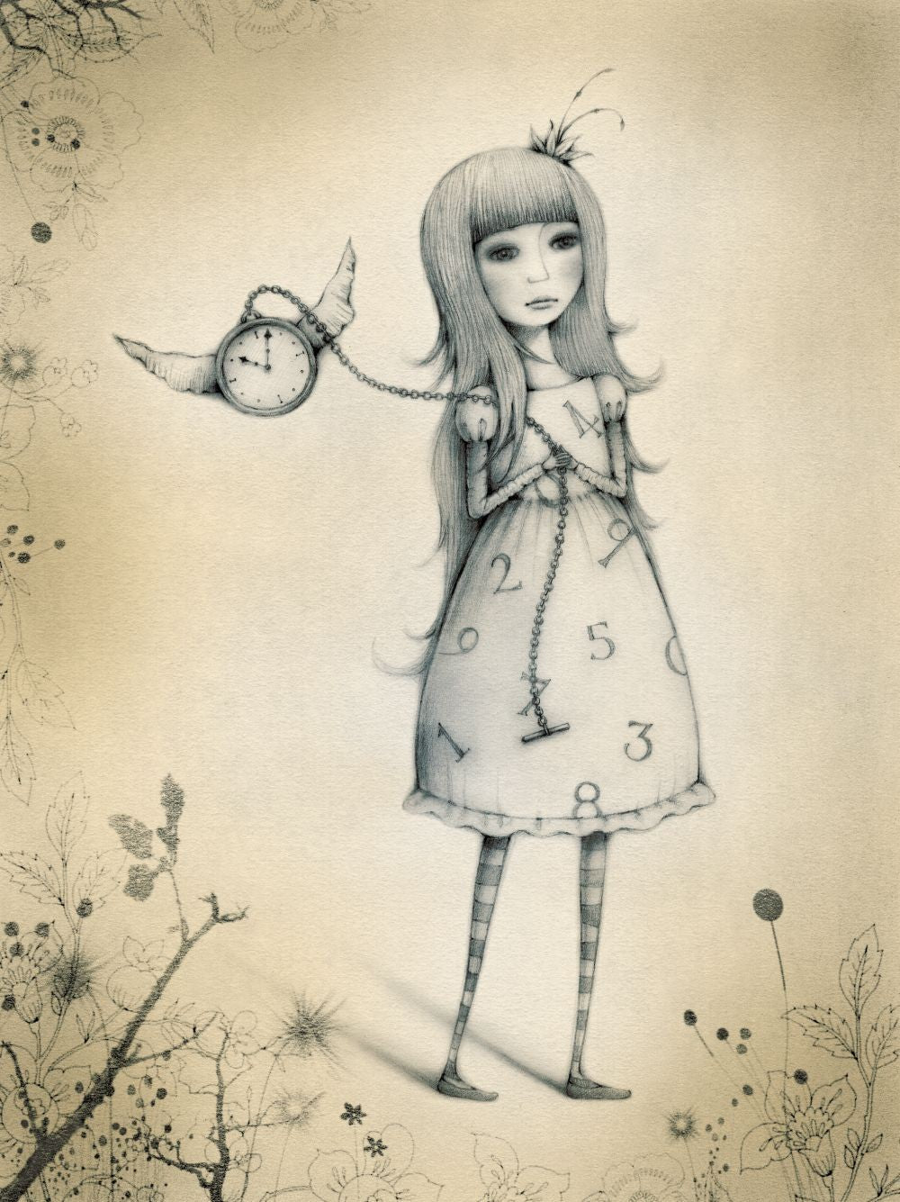 Felicitare Eclectic - Time Flies