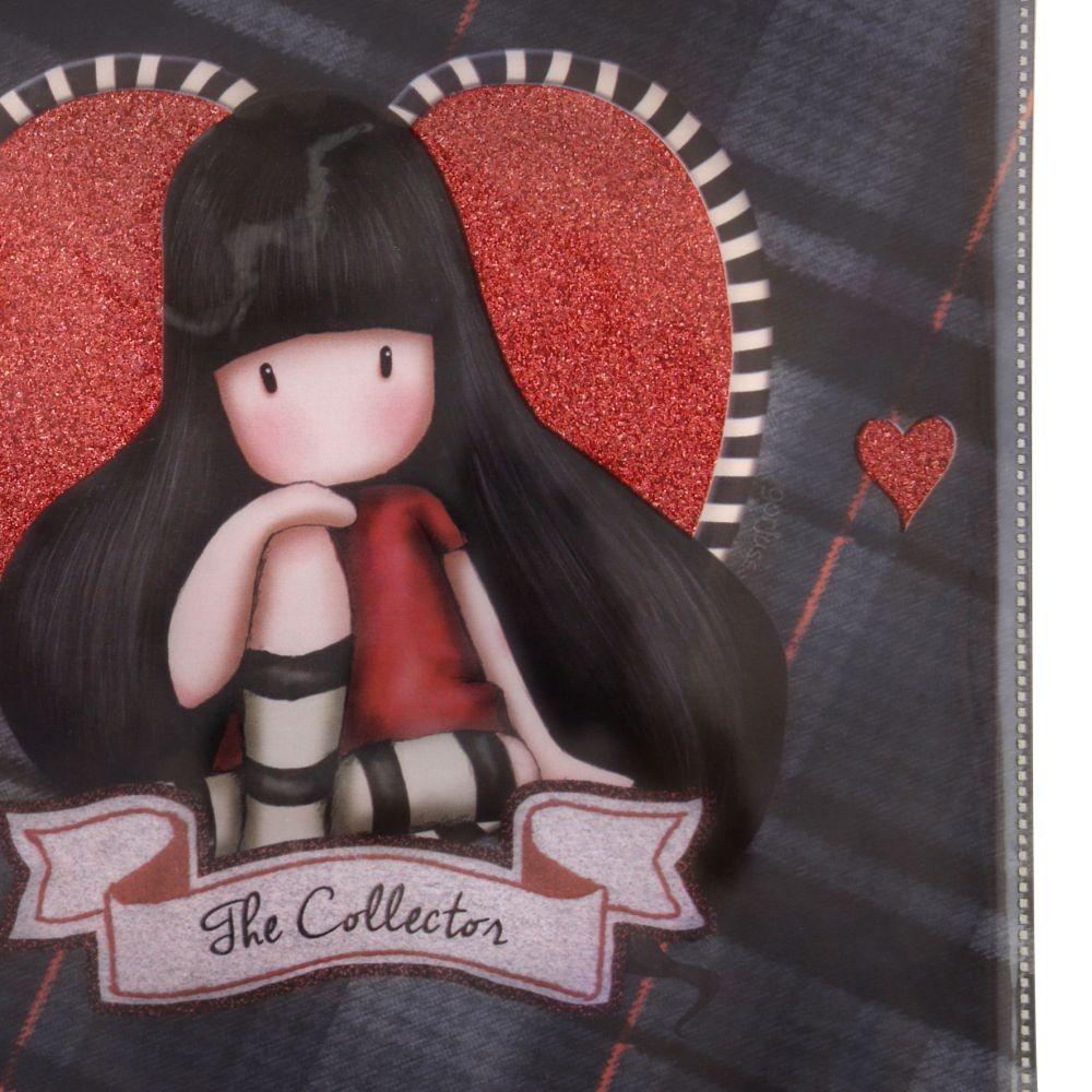 Gorjuss Tartan - Caiet A5 cu glitter - The Collector - Nitzi.ro