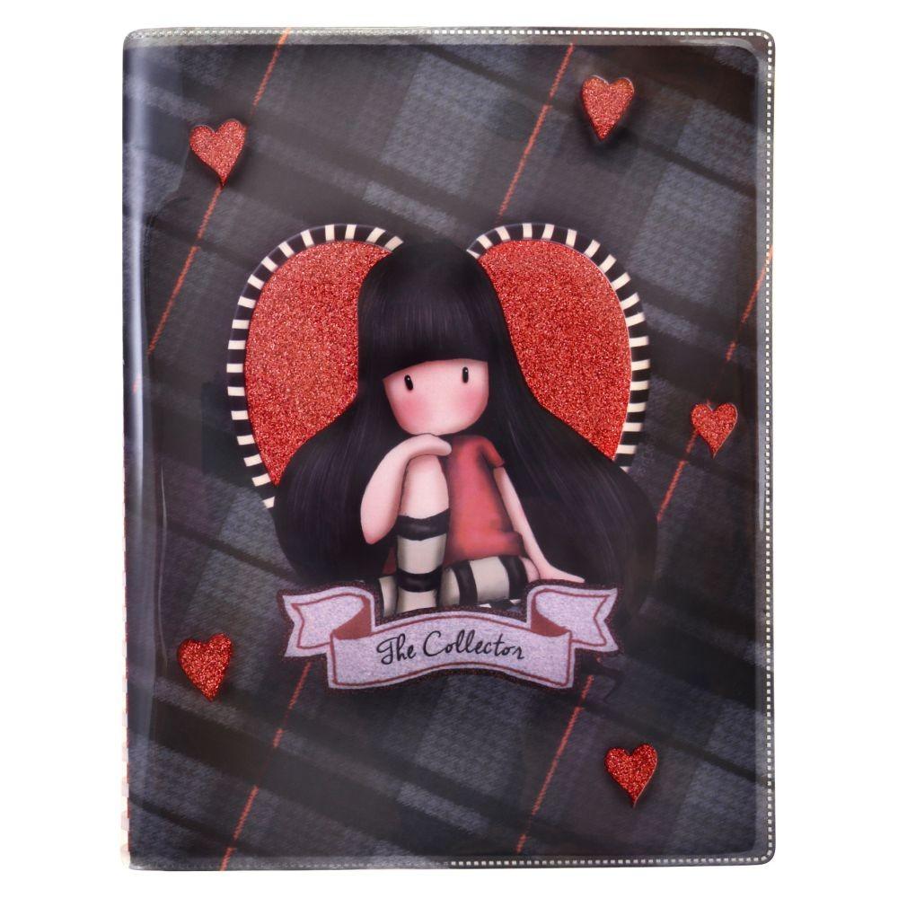 Gorjuss Tartan - Caiet A5 cu glitter - The Collector - Nitzi.ro