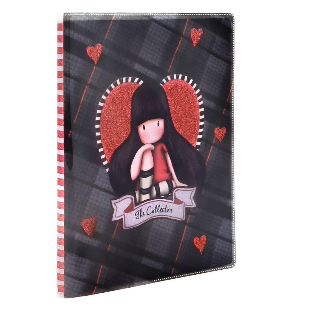 Gorjuss Tartan - Caiet A5 cu glitter - The Collector - Nitzi.ro