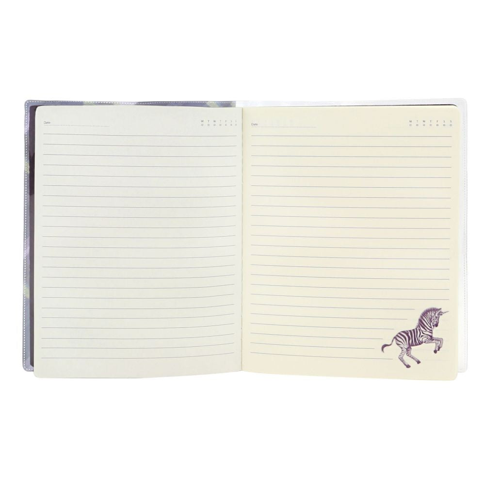 Gorjuss Tartan - Caiet A5 cu glitter - The Dark Streak
