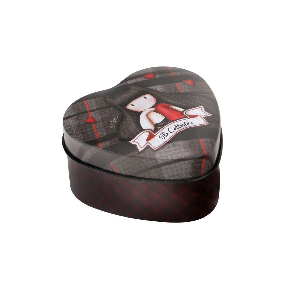 Gorjuss Tartan - Cutie forma inima -The Collector - Nitzi.ro