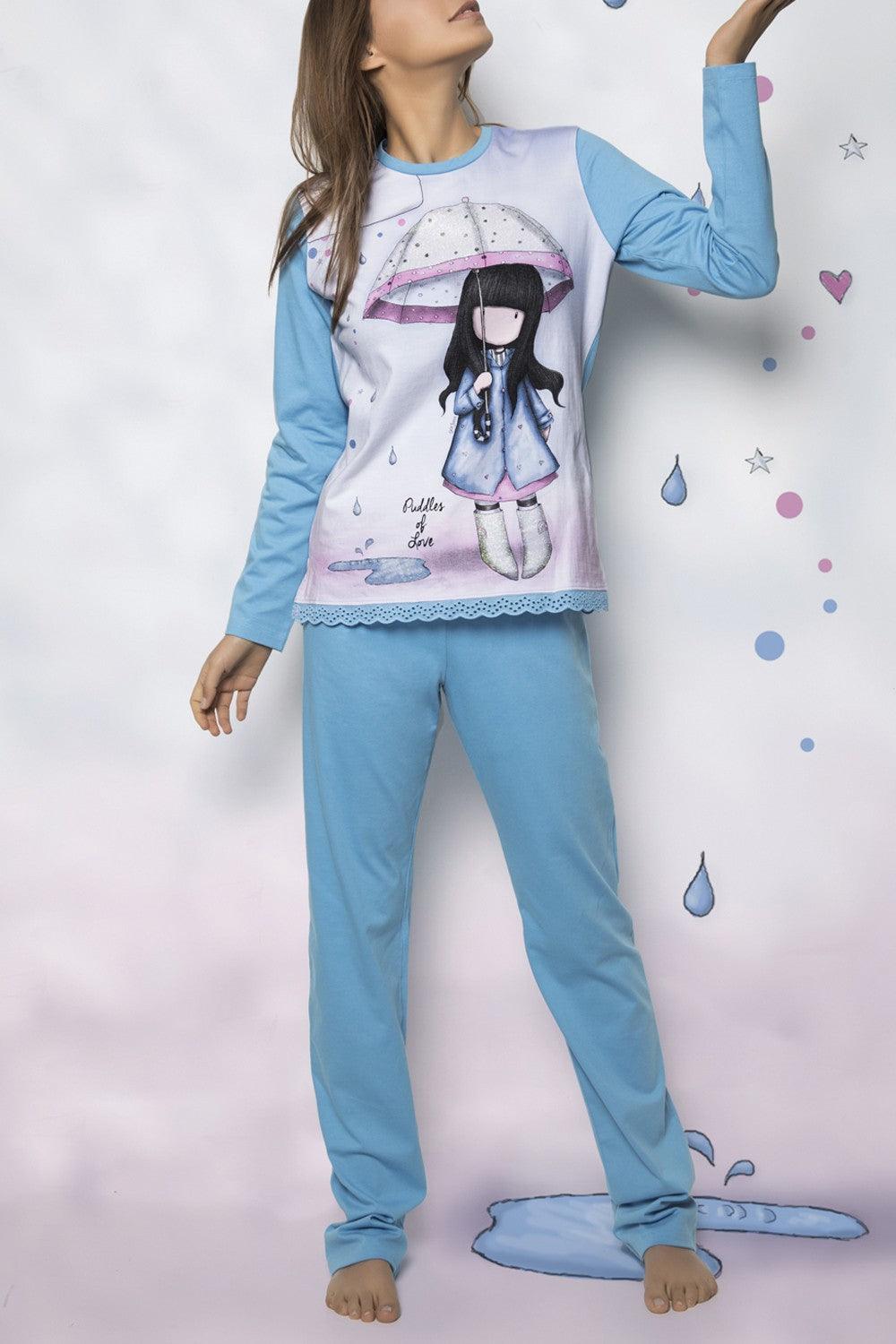 Pijama dama Gorjuss Puddles of Love - Nitzi.ro