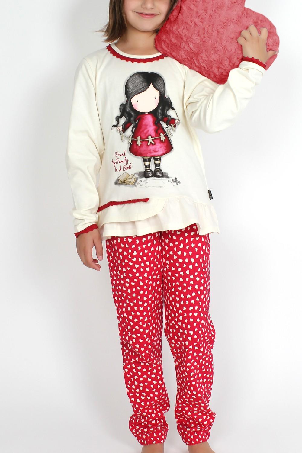 Pijama copii Gorjuss I found my family in a book - Nitzi.ro