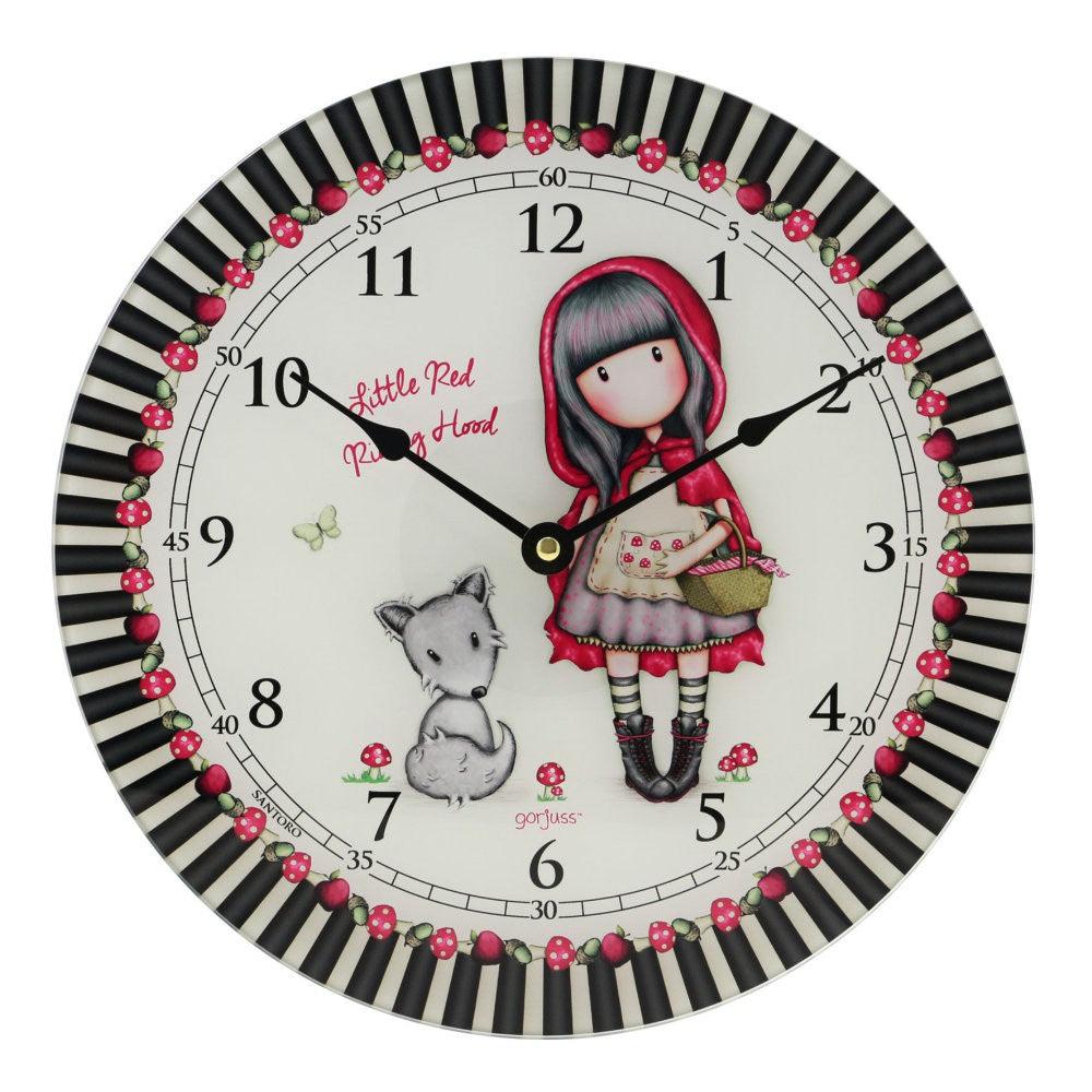 Ceas de perete Gorjuss Little Red Riding Hood - Nitzi.ro