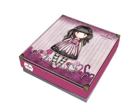 Pijama pentru dama Santoro Gorjuss Sugar and Spice, scurte - Nitzi.ro