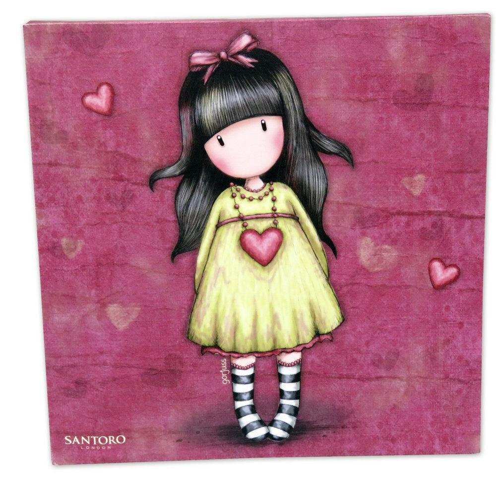 Tablou 24x24 canvas Gorjuss- Heartfelt