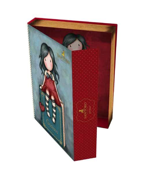 Pijama pentru dama Gorjuss My story in cutie tip carte - Nitzi.ro