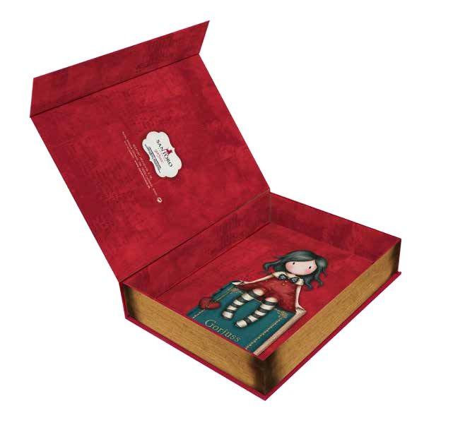 Pijama pentru dama Gorjuss My story in cutie tip carte - Nitzi.ro