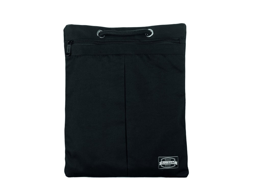 Geanta campus gabardina Bombata - Negru