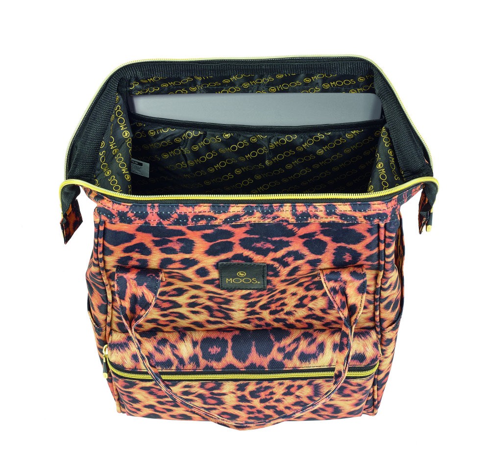 Rucsac dama laptop Moos Animal Print