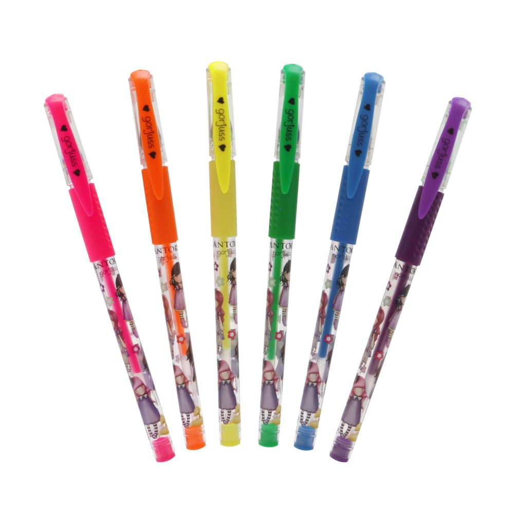 Set 6 pixuri cu gel Santoro Gorjuss Fiesta