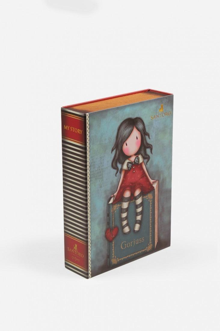 Pijama pentru dama Gorjuss My story in cutie tip carte - Nitzi.ro