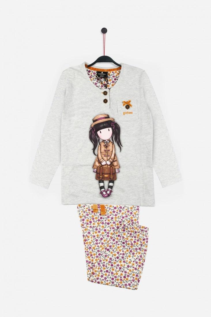 Pijama pentru copii Gorjuss School Girl - Nitzi.ro